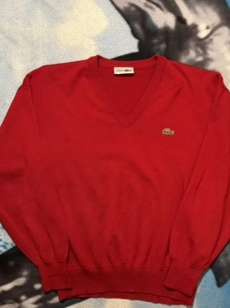 Оригинальный винтажный пуловер Lacoste Предлагается