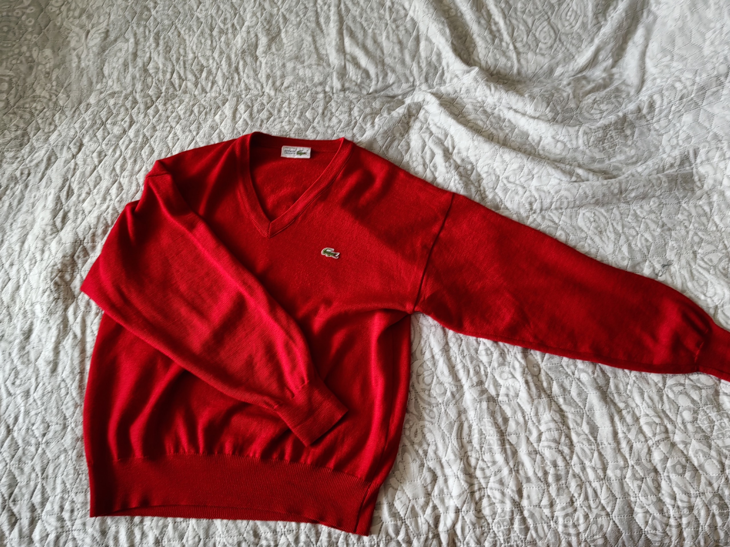 Оригинальный винтажный пуловер Lacoste Предлагается (2)