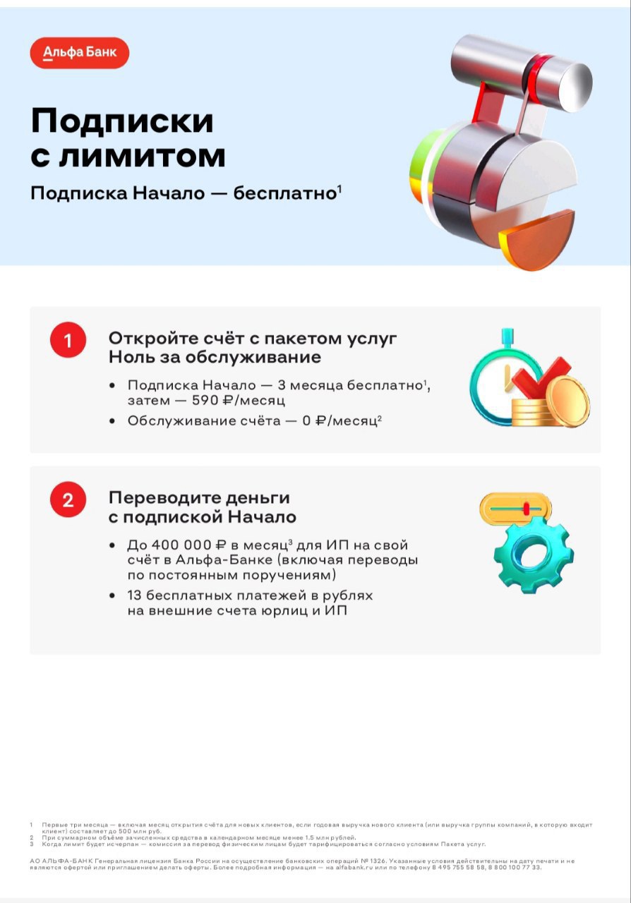 Открытие счетов в Альфа-Банке Меня