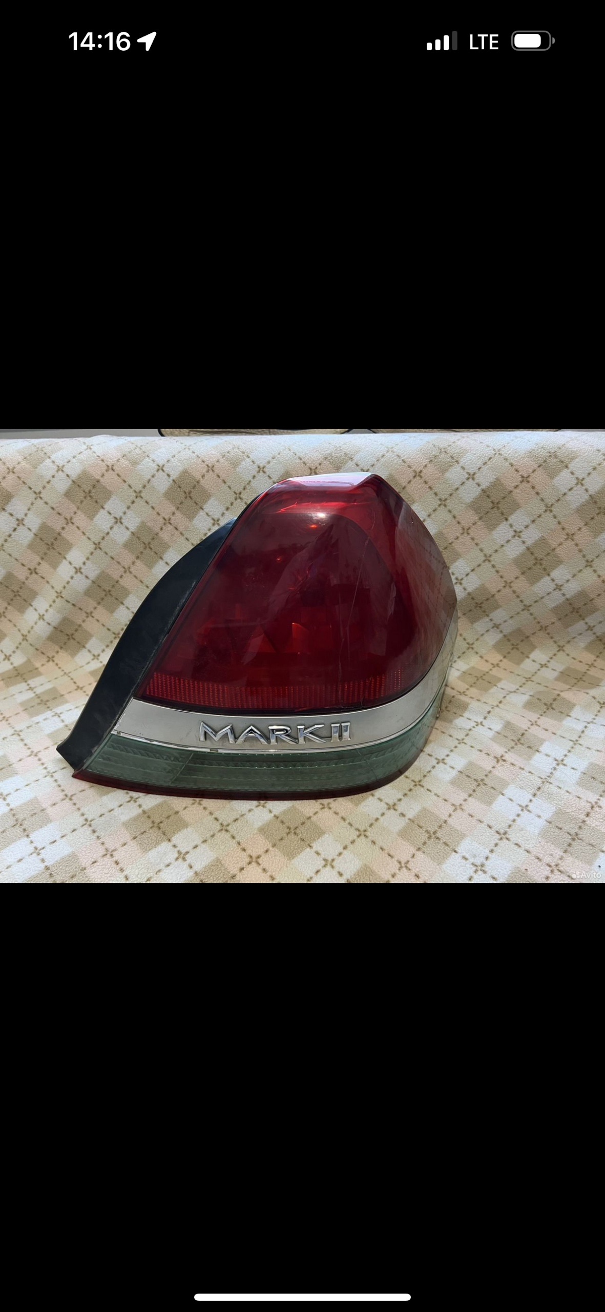 Продается задняя фара Toyota Mark