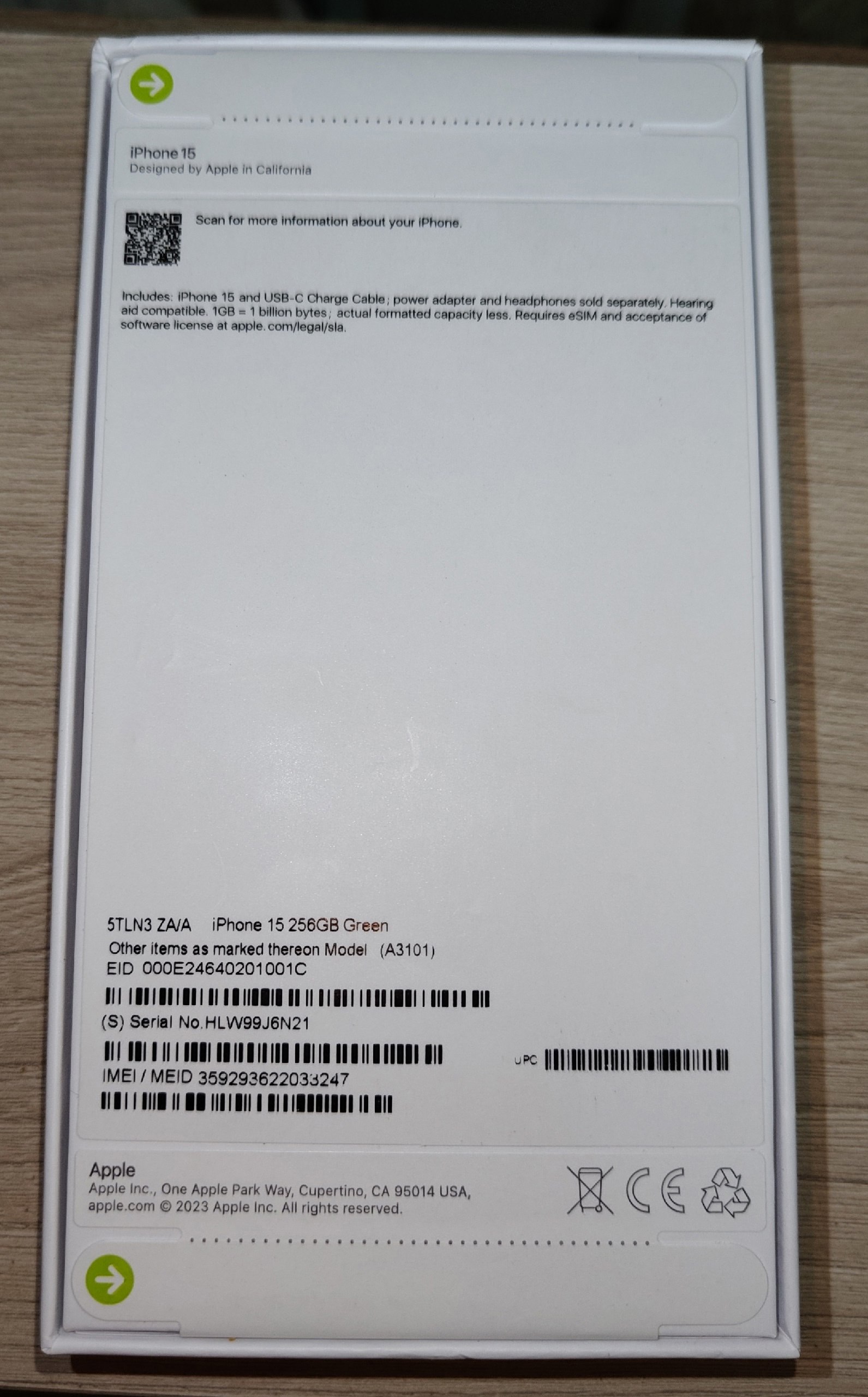 Продается новый iPhone 15 Предлагается (1)