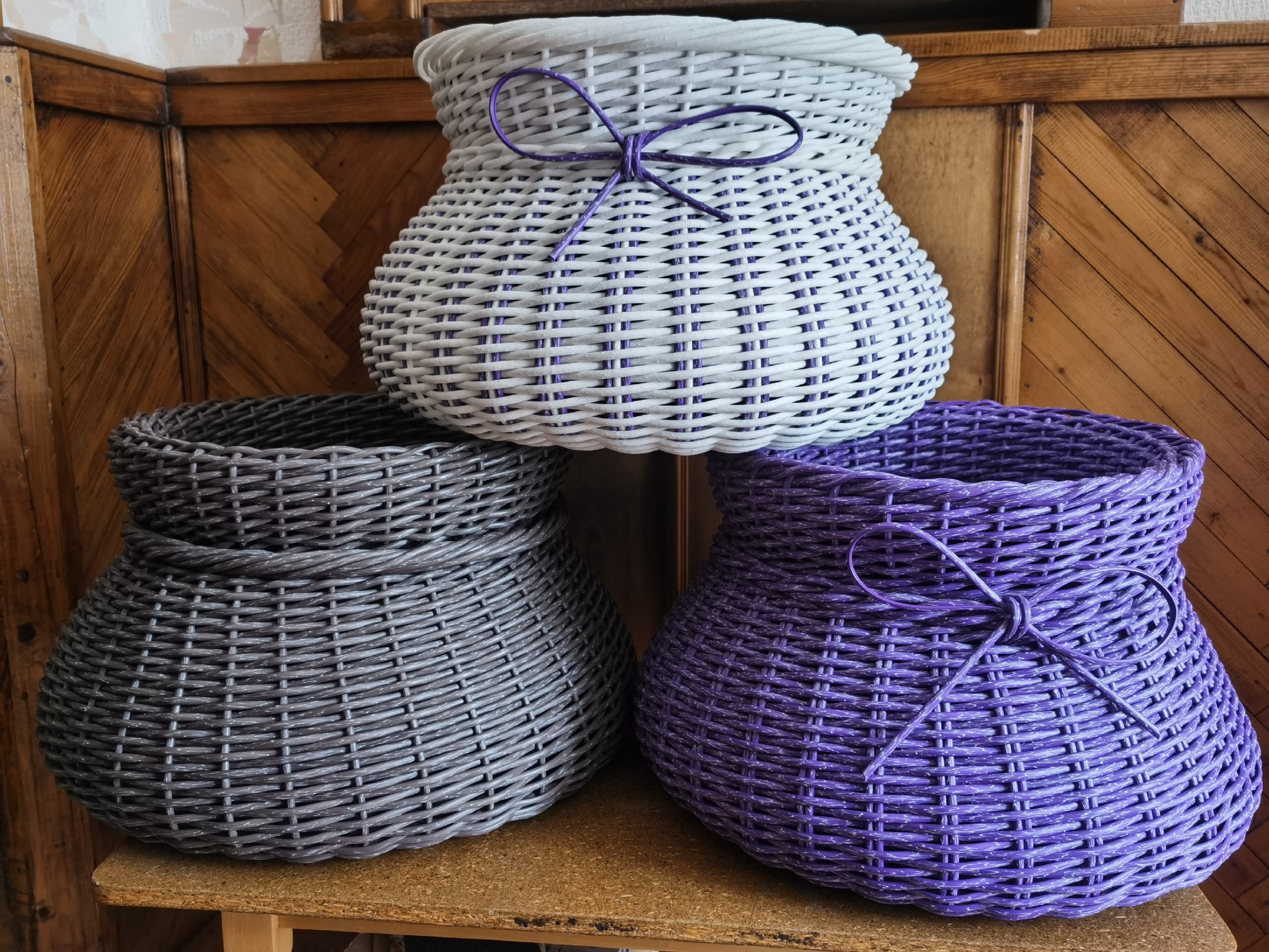 Кашпо и ящики из ротанга