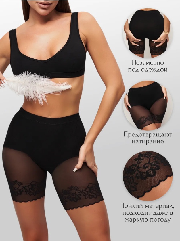 Лёгкие кружевные панталоны для комфорта (3)