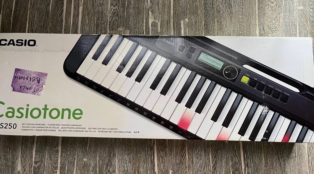 Синтезатор CASIO LK-S250: как новый (1)