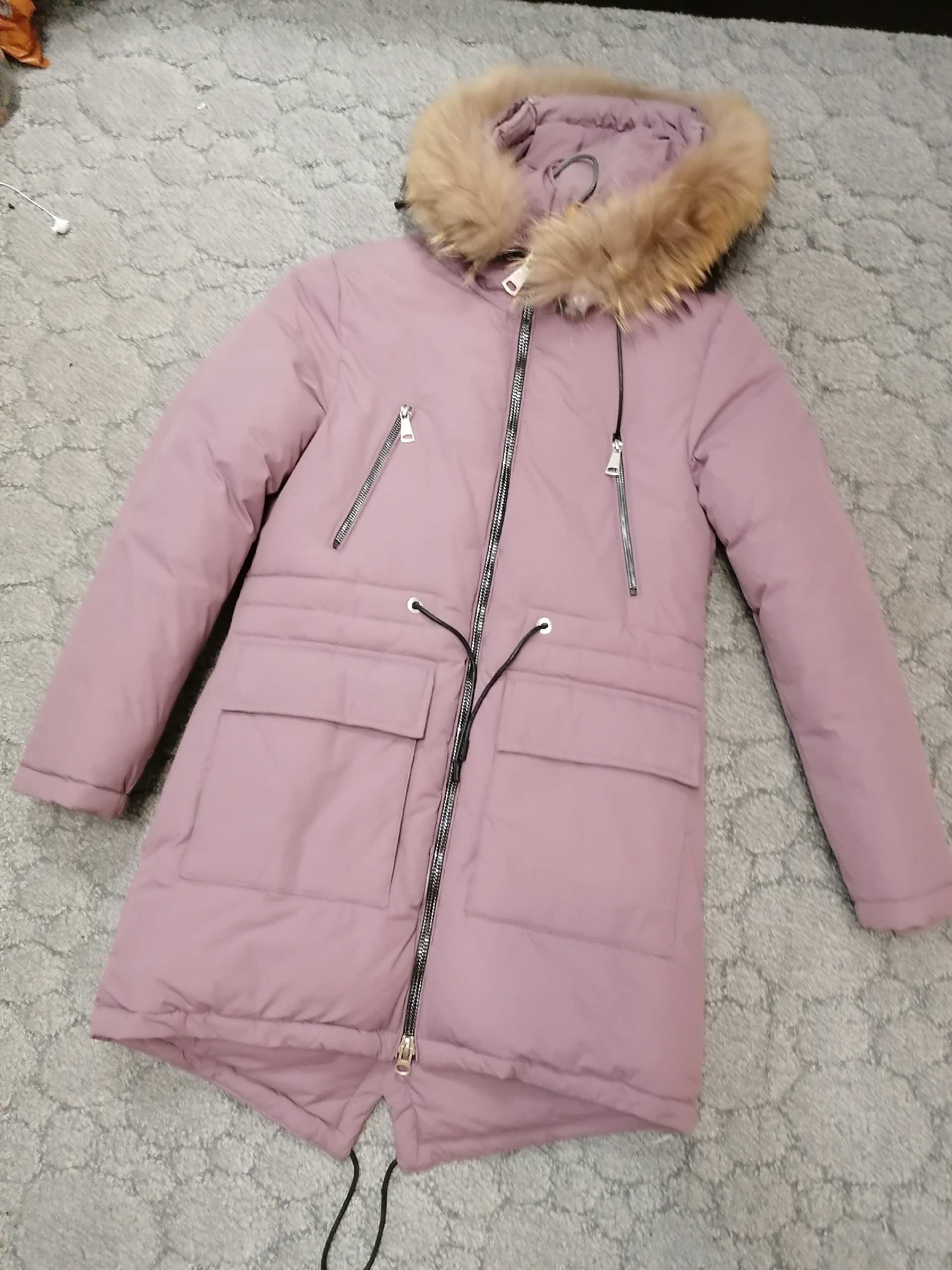 Стильный меховой жилет: размер 42-44 (3)