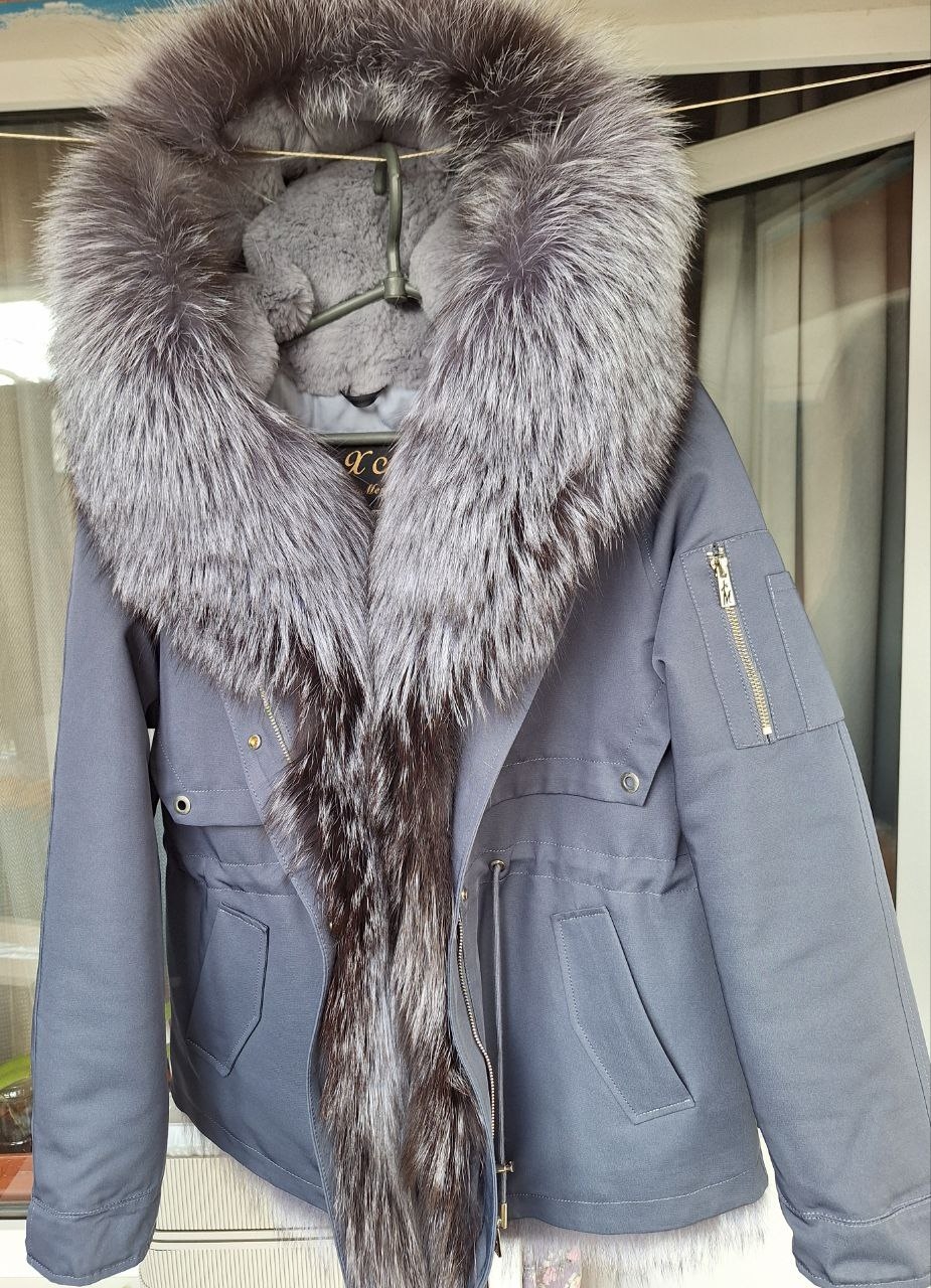 Продажа новой парки: мех кролика (1)