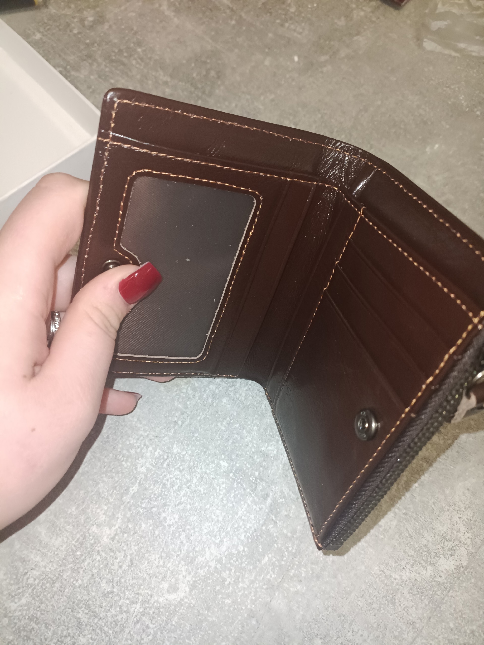 Новый мужской кожаный кошелек Продаю (5)