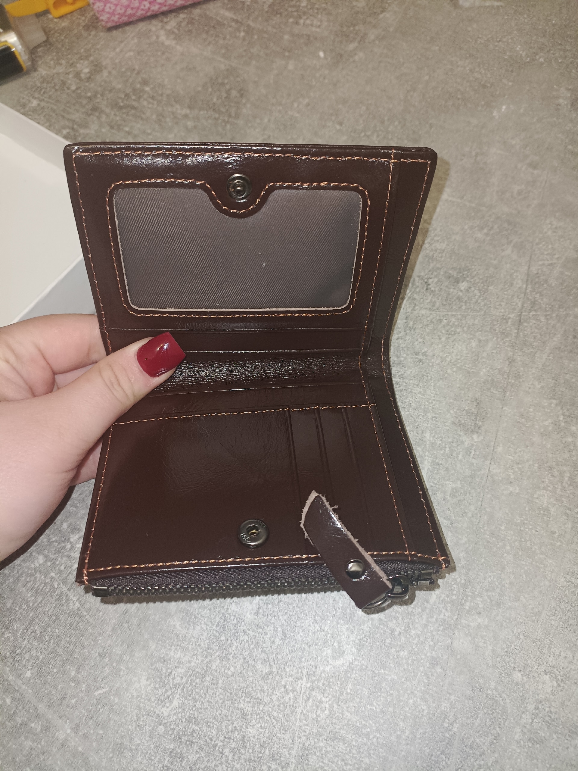 Новый мужской кожаный кошелек Продаю (3)