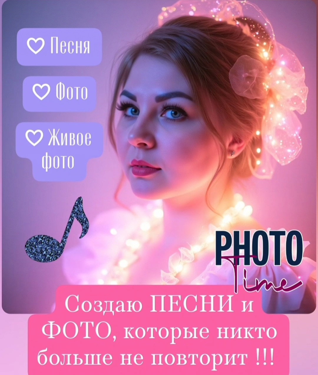Персональные Песни и Волшебные Фотографии