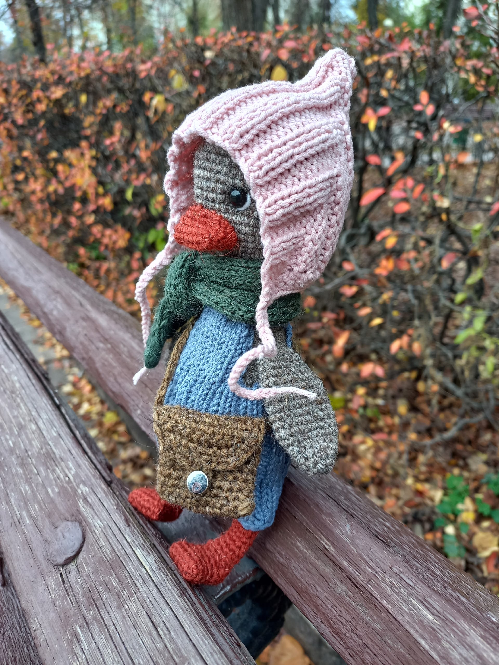 Вязаный гусик как идеальный подарок (6)