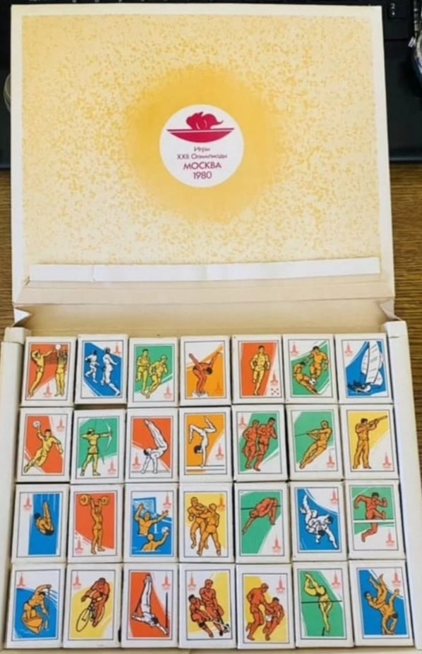 Редкие спички Олимпиады 1980 года (3)