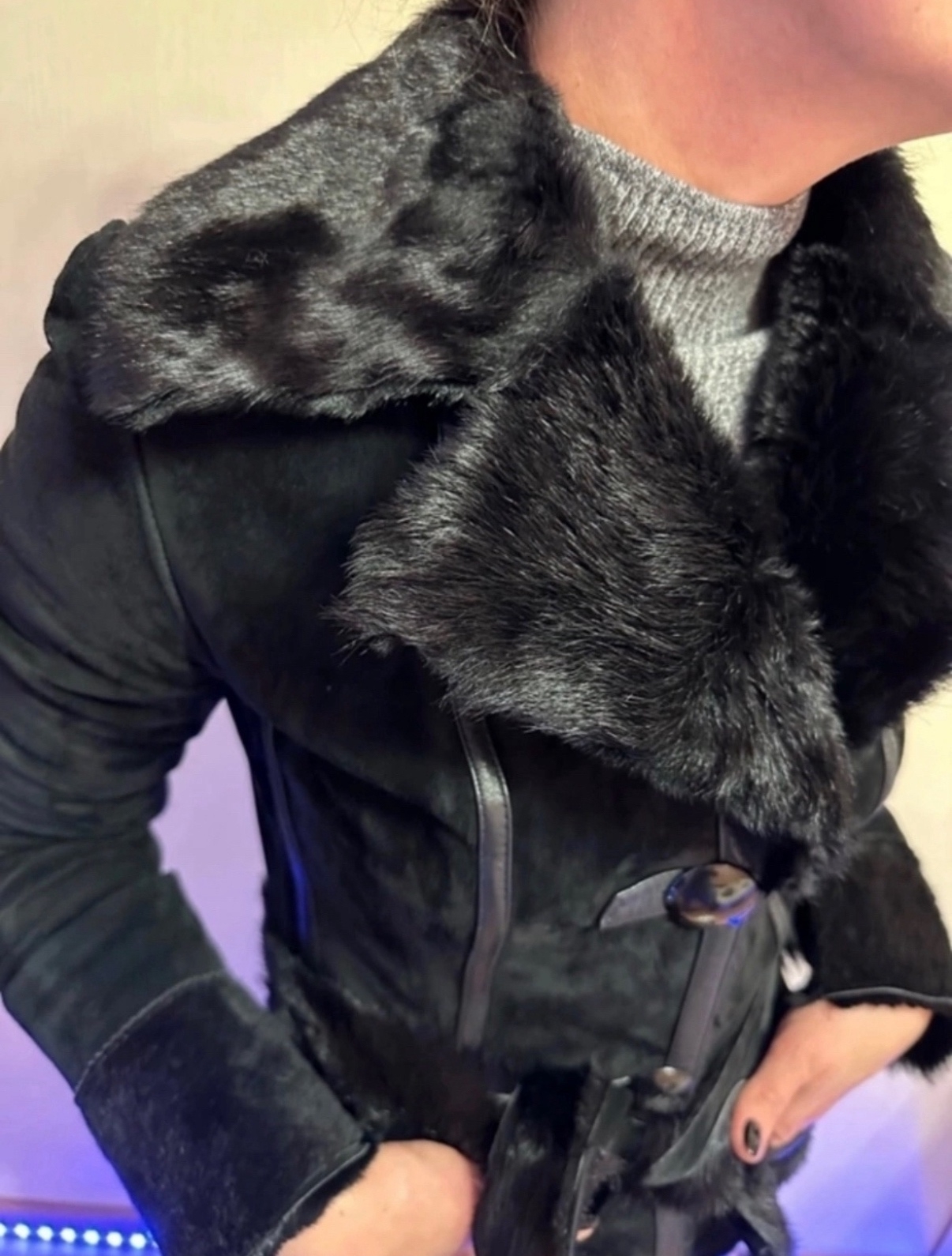 Натуральная стильная дубленка Penn Ambiance (7)