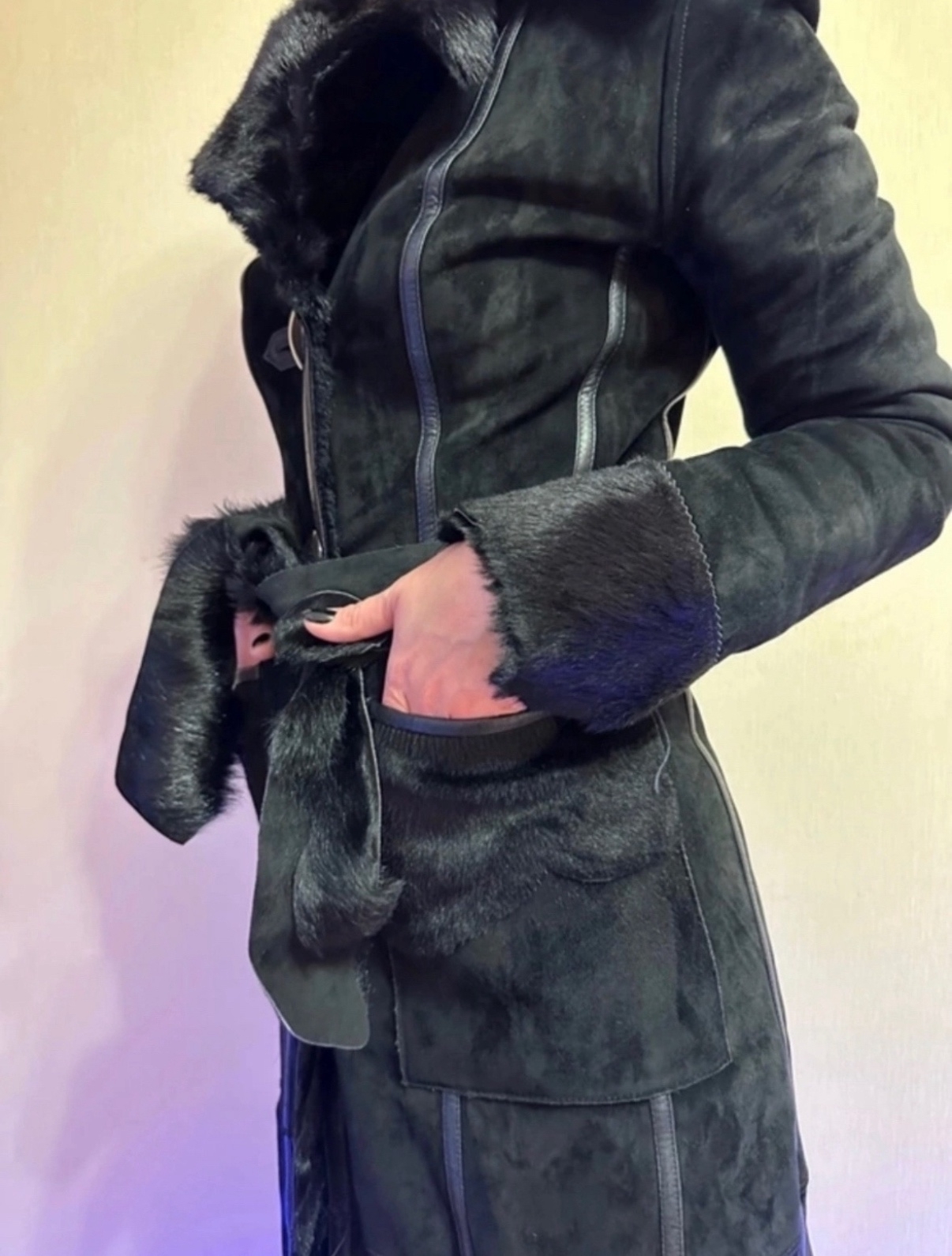 Натуральная стильная дубленка Penn Ambiance (5)