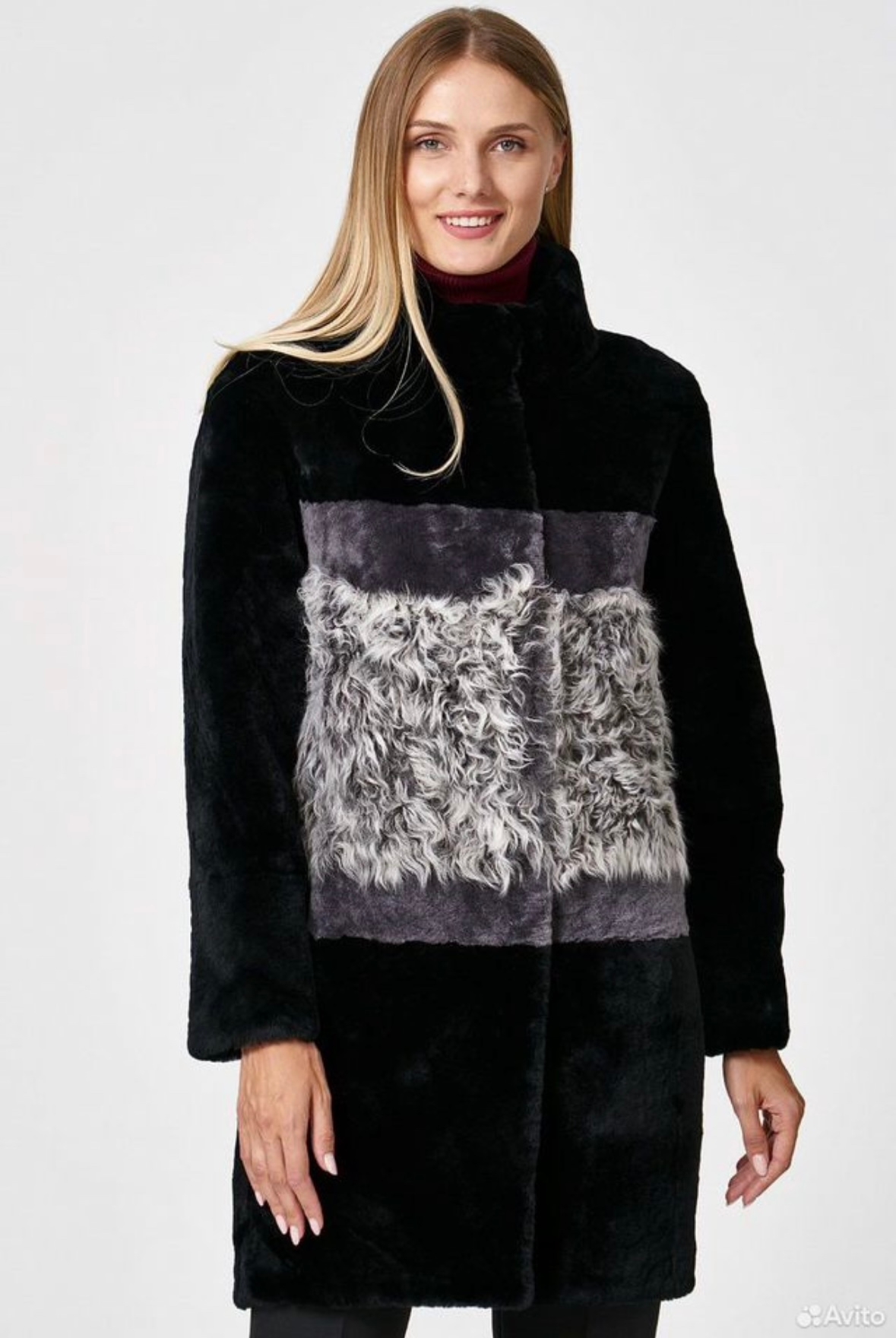 Стильная овчина на продажу, размер