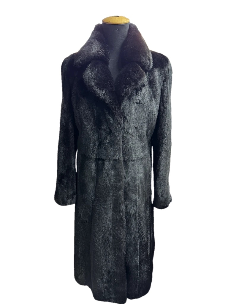 Продажа норковой шубы, черный цвет (2)