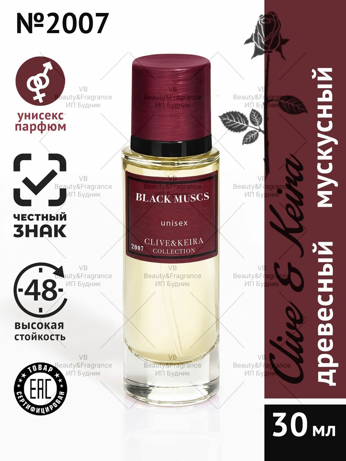 Парфюмерная вода Clive & Keira