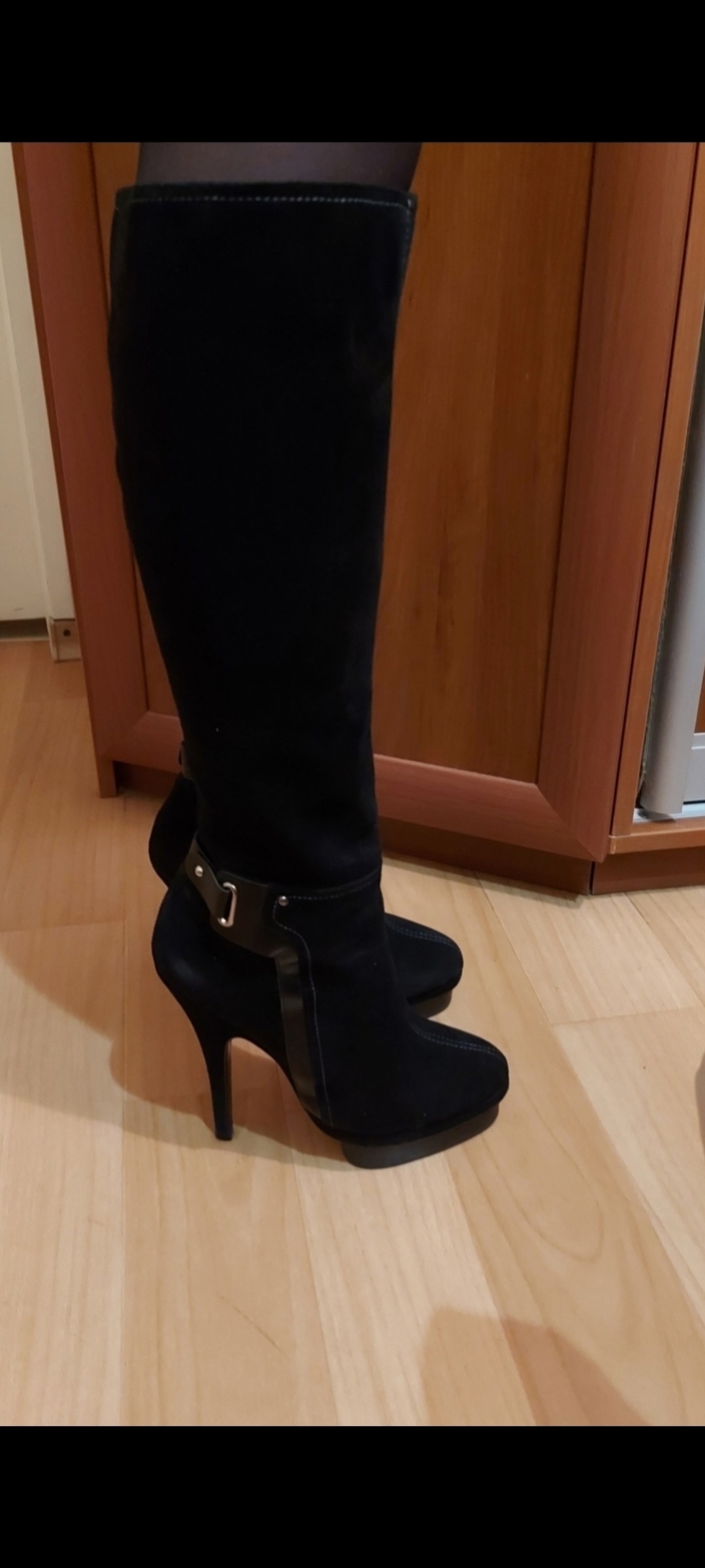 Сапоги Braska из натуральной замши