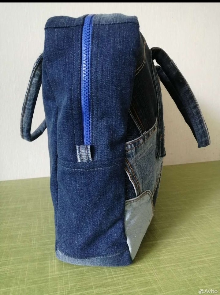 Джинсовая дорожная сумка, отличное качество (2)
