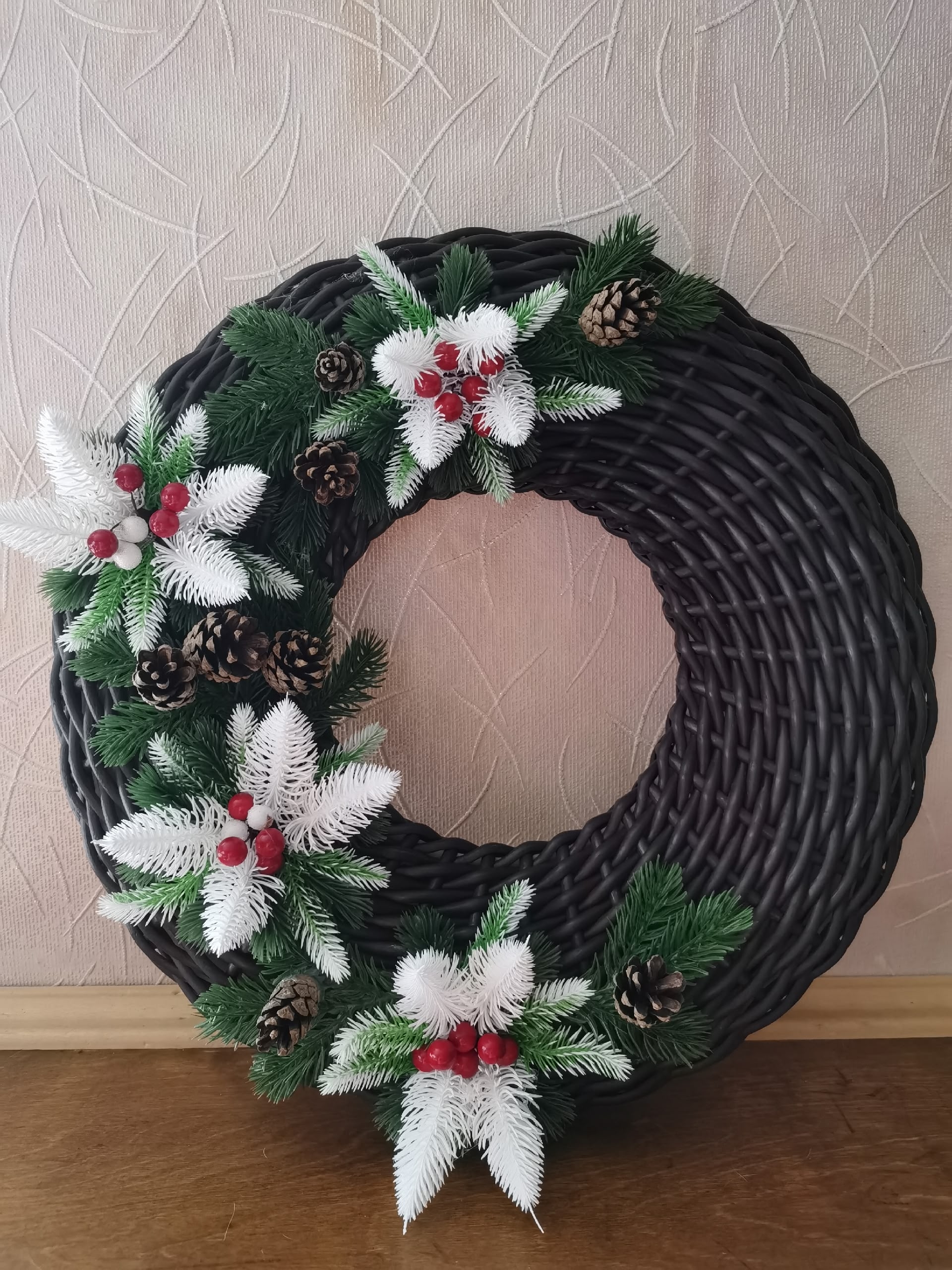 Ручные рождественские венки на продажу (3)