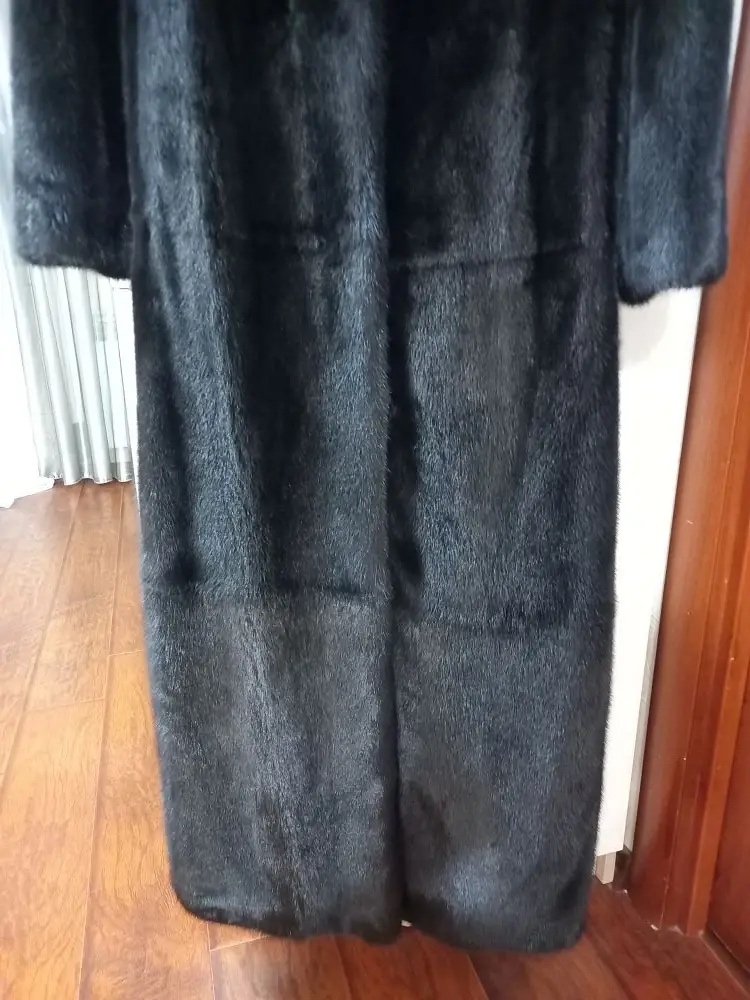 Норковая шуба Длина по спинке-140, (2)