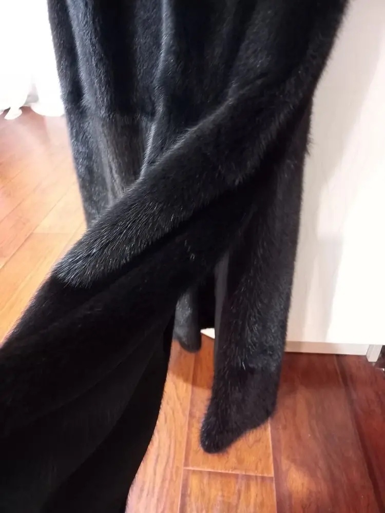 Норковая шуба Длина по спинке-140, (1)