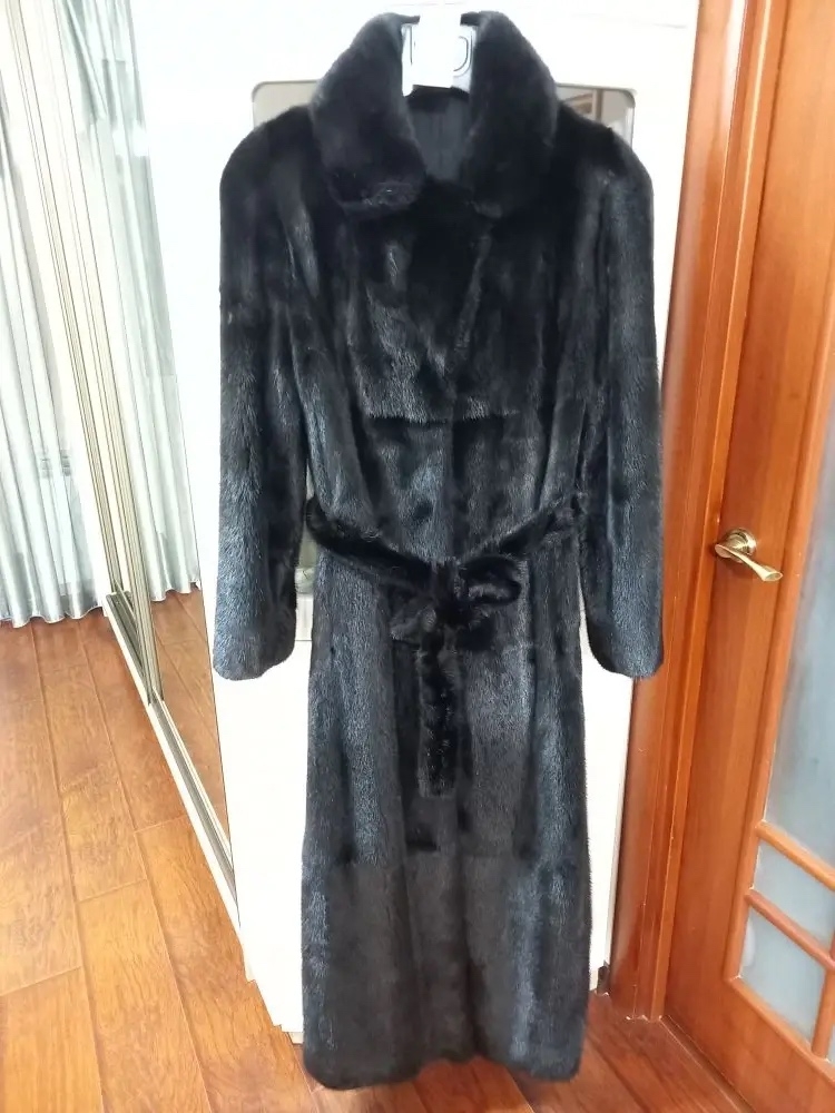 Норковая шуба Длина по спинке-140, (4)