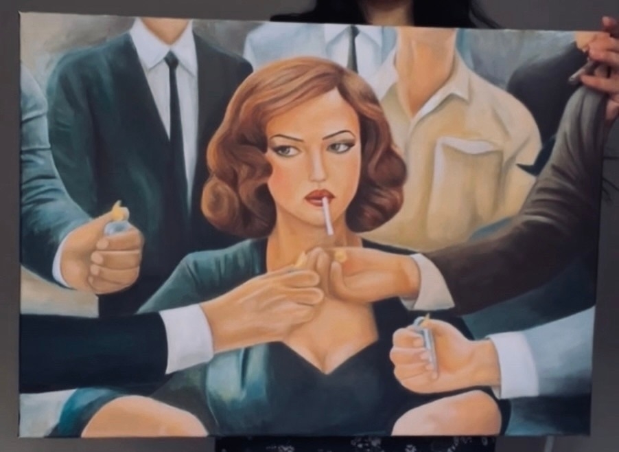 Продам картины 1."Малена» 50х70 (масло,холст)