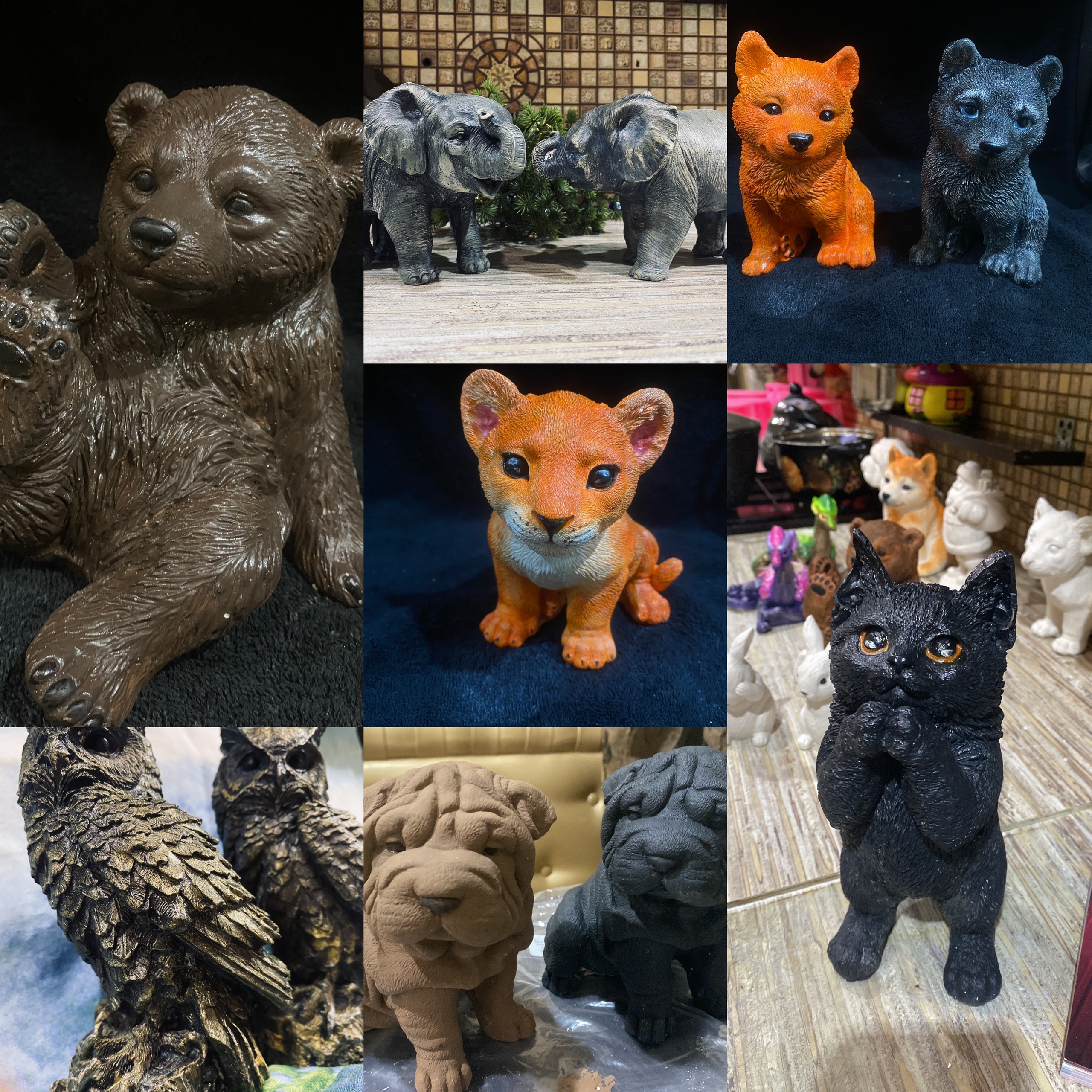 Продаю фигурки.Гипс.Размер и ассортимент разный.Цена (1)