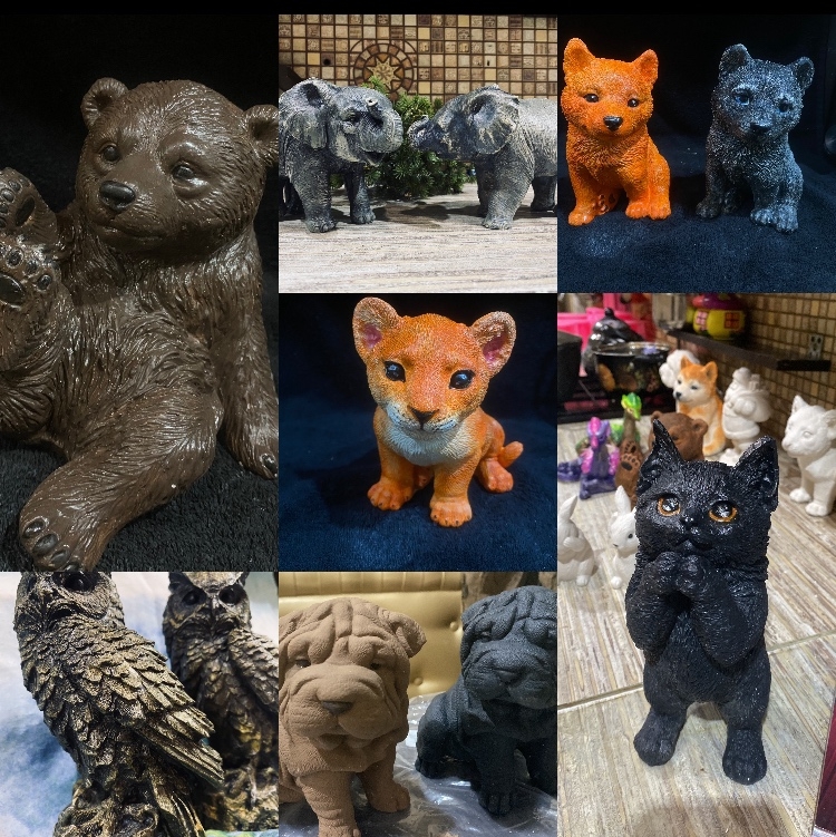 Продаю фигурки.Гипс.Размер и ассортимент разный.Цена