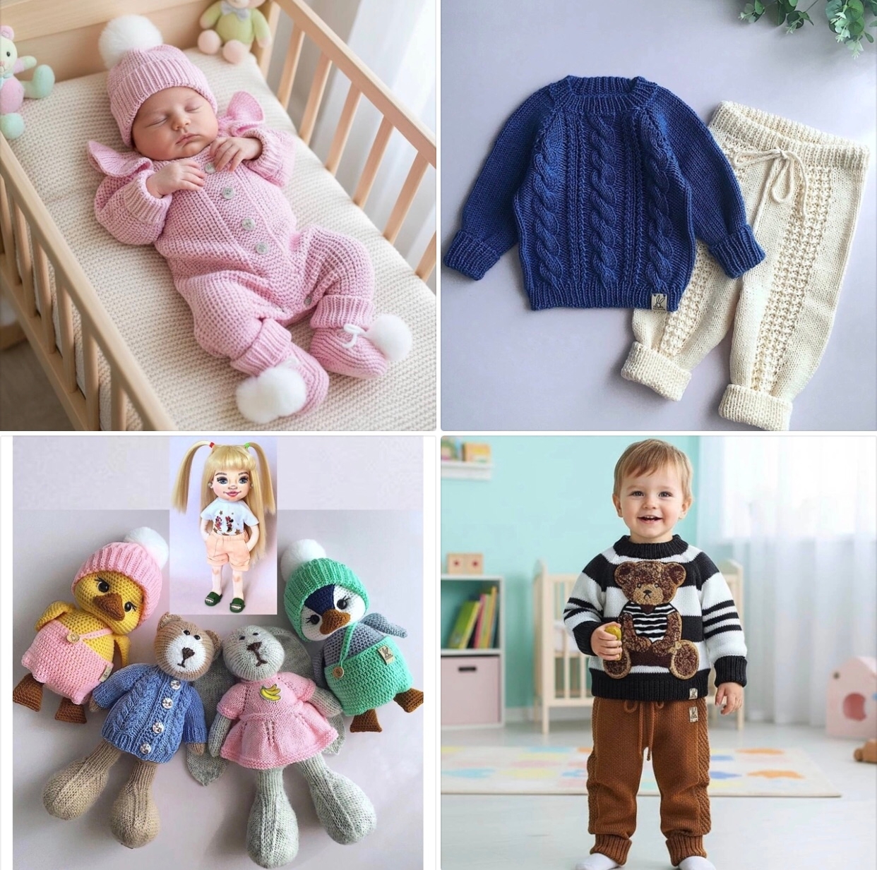 Вязаная одежда для ДЕТЕЙ🧒🏼👧🏼, (размеры (2)