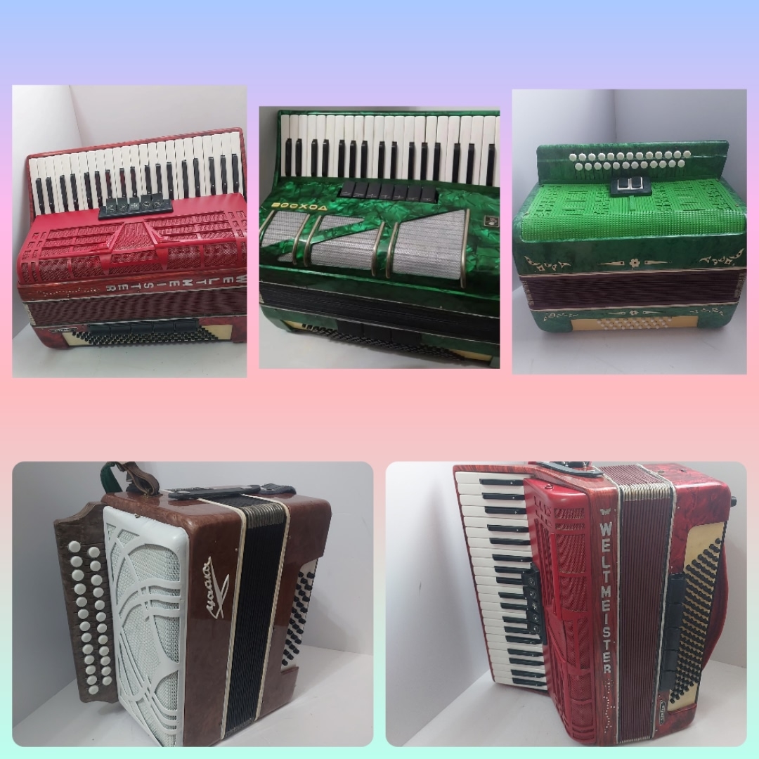 Продаются аккордеон, баян, гармони после