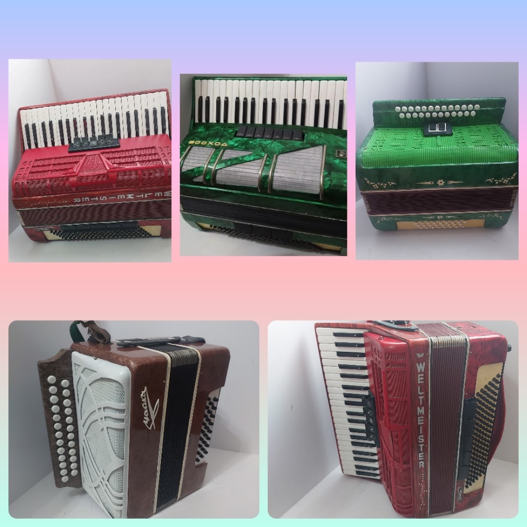 Продаются аккордеон, баян, гармони после
