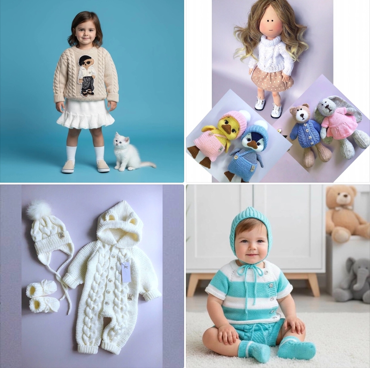 Вязаная одежда для ДЕТЕЙ🧒🏼👧🏼, (размеры (1)